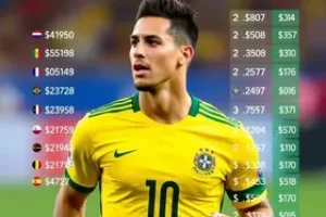 jogadores mais bem pagos da Seleção Brasileira