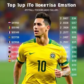 jogadores mais bem pagos da Seleção Brasileira