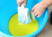 como limpar um balde de plástico