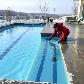 esvaziar piscina antes do inverno